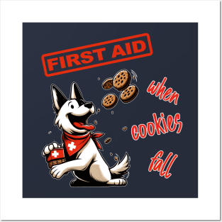 FIRST AID when COOKIES FALL Posters and Art